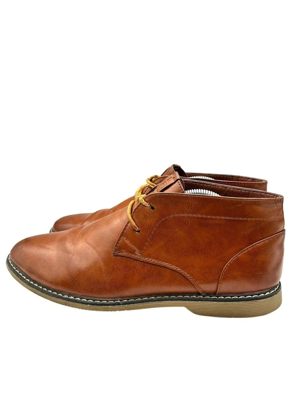 London Fog Collection Men's Brown LFM Blackburn Chukka Dress Boots Size 10.5M